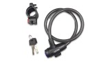 CADEADO  PARA BICICLETA COM CHAVE 12X1200MM LUATEK LK-BL04