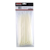 ABRAÇADEIRA NYLON BRANCA 250X3,6 PCT C/100UN