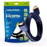 CABO HDMI 2.0 AQUÁRIO 4K 3 METROS- PONTA BANHADA A OURO