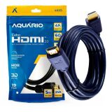 CABO HDMI 2.0 AQUÁRIO 4K 5 METROS- PONTA BANHADA A OURO