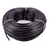 CABO FIO PP 2 X 2,5 MM EMBORRACHADO PRETO CABOMIX EXTENSAO ELETRICA / CAIXA SOM