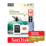 CARTAO DE MEMORIA MICRO SD 128GB SANDISK CLASSE 10 EXTREME 190MB