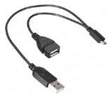 ADAPTADOR V8 USB MACHO E FEMEA PARA FIRE STICK