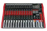 MESA DE SOM MR 122 RUBI 12 CANAIS BALANCEADO XLR P10 USB BLUETOOTH PHANTOM POWER