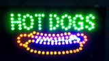 PLACA LED HOT DOGS