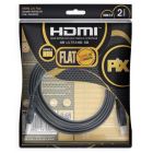 CABO HDMI 2M CHIP SCE PIX 2.0 4K ULTRA HD FLAT PRETO 5022