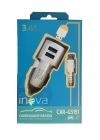 CARREGADOR VEICULAR 3.4A USB DUPLO CAR-G5151 INOVA