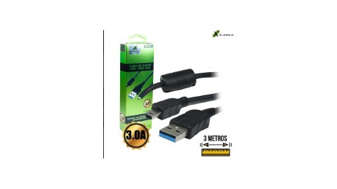 CABO USB MINI USB 3.0 V3 3 METROS DIVERSOS
