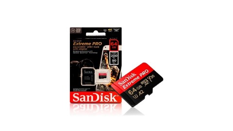 CARTAO DE MEMORIA MICRO SD 64GB SANDISK CLASSE 10 EXTREME PRO 200 MB/S 4K