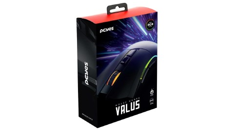 MOUSE GAMER PCYES VALUS 12400 DPI RGB