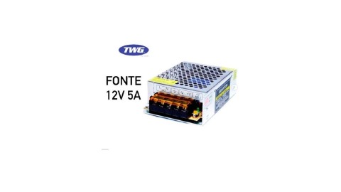 FONTE 12 V 5A METALICA TW1205FG TWG