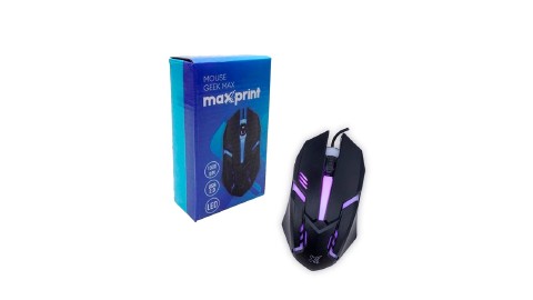 MOUSE MAXPRINT GEEK MAX COM LED RGB 1000DPI