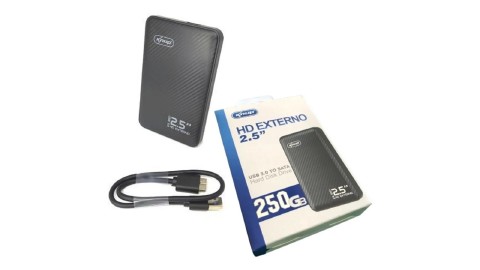 HD EXTERNO PORTATIL 2.5 250GB KNUP USB 3.0