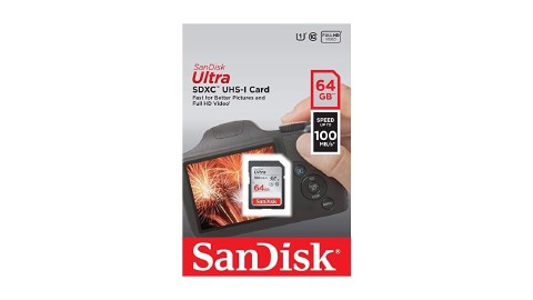 CARTAO DE MEMORIA SD 64GB SANDISK CLASSE 10 ULTRA SDXC 100MB/S