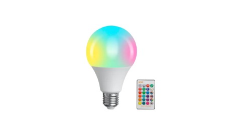 LAMPADA LED BULBO 9W RGB COM CONTROLE