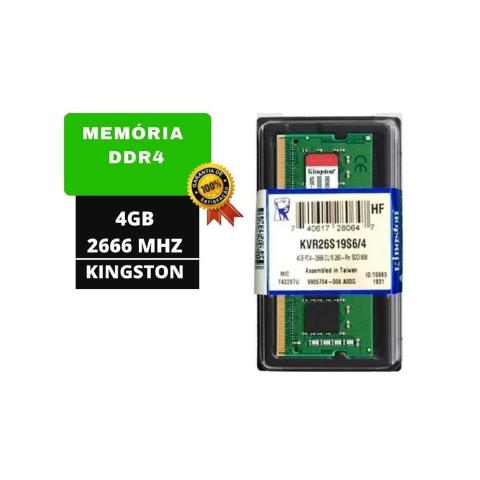 MEMORIA NOTEBOOK DDR4 16GB 2666MHZ KINGSTON
