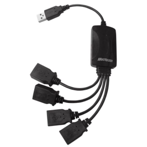 HUB USB MULTILASER 2.0 PORTA S AC042