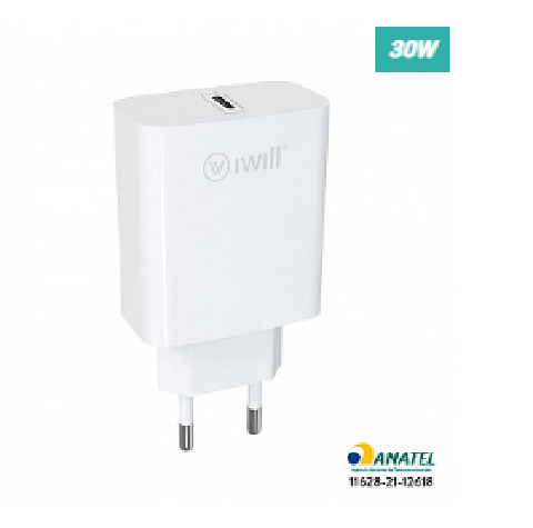 FONTE CARREGADOR 30W CHARGE IWILL TIPO C - 1808