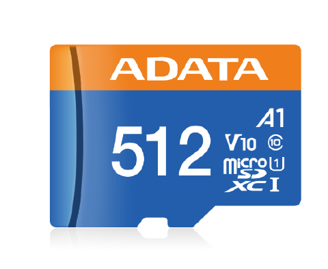 CARTAO DE MEMORIA MICRO SD 512GB ADATA V10 UHS-I 100MBS A1