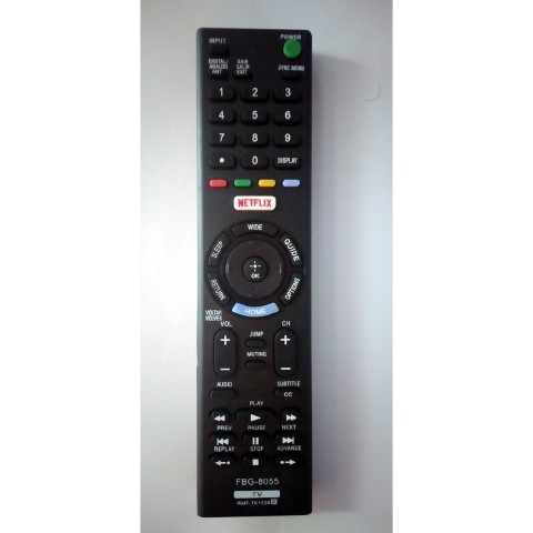 CONTROLE TV SMART SONY NETFLIX N-8055