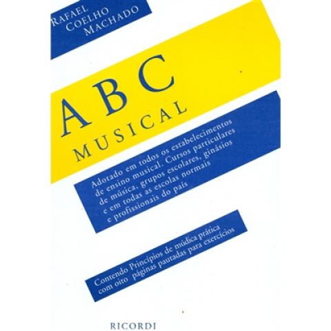 METODO PARTITURA ABC MUSICAL RB- 0903 RICORDI