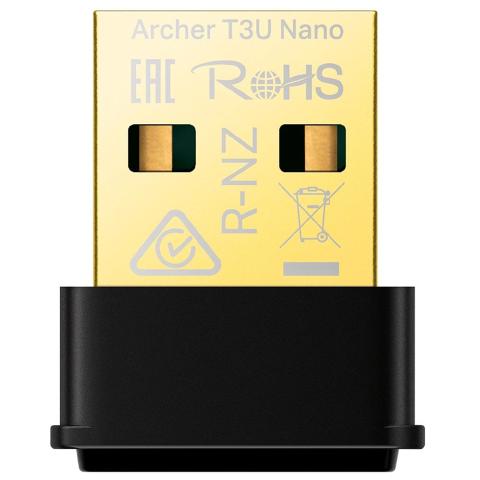 ADAPTADOR USB WIRELESS TP LINK ARCHER T3U  AC1300 DUAL BAND NANO