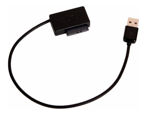 CABO CONVERSOR MINI SATA X USB 2.0 PARA GRAVADOR DE DVD DE NOTEBOOK KNUP HD822