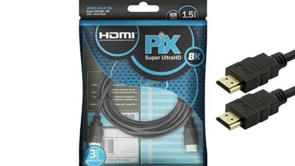 CABO HDMI 1.5M 2.1 19P ULTRA HD 8K CHIP SCE 018-1015
