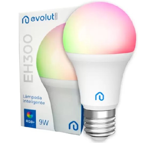 LAMPADA INTELIGENTE RGB EVOLUT 9W EH-300