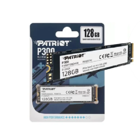 SSD M2 128GB PATRIOT P300 2280 NVME PCIE GEN 3X4 P300P128GM28