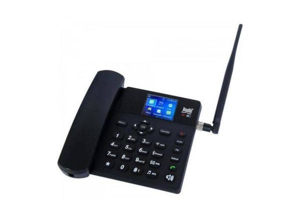 TELEFONE CELULAR RURAL DE MESA 3G BEDINSAT BDF-12 COM WIFI