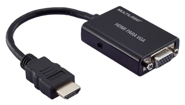 CONVERSOR HDMI M X VGA F C/AUDIO MULTILASER WI293