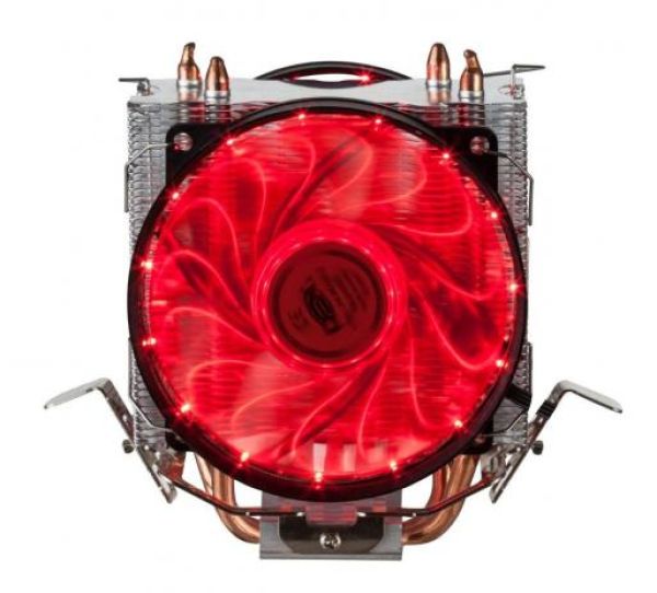 COOLER PARA PROCESSADOR DEX AMD/INTEL DUPLO FAN DX-9115D VERMELHO