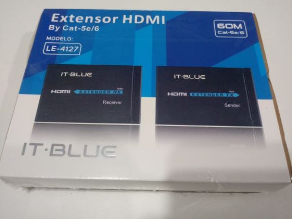 EXTENSOR HDMI CAT5 / 6 60 METROS IT BLUE LE-4127