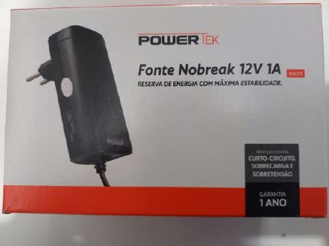 FONTE NOBREAK 12V 1A POWERTEK MULTILASER EN073