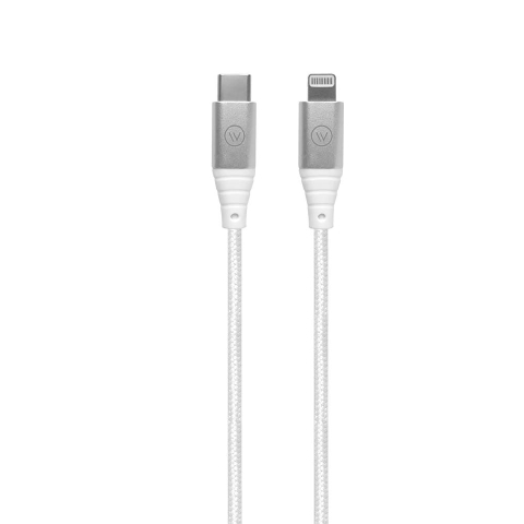 CABO TIPO C X LIGHTNING IPHONE 2 METROS POLYESTER HARD CABLE MFI CERTIFICADO APPLE IWILL 1903