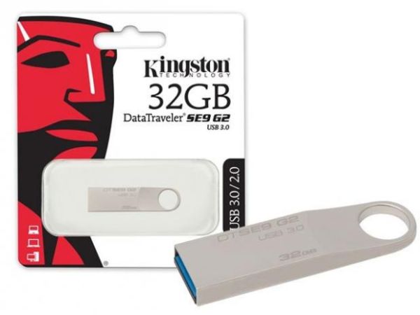 PEN DRIVE 32GB KINGSTON USB 3.0 DTSE9G2 PRATA