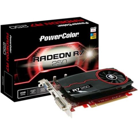 PLACA DE VIDEO POWERCOLOR RADEON R7 250 2GB DDR5