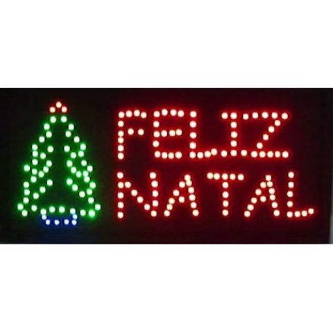 PLACA LED - FELIZ NATAL