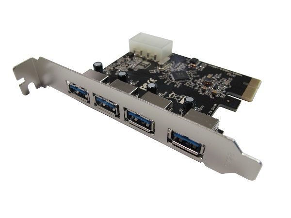 PLACA PCI EXPRESS - 4 PORTAS USB 3.0 DP-43