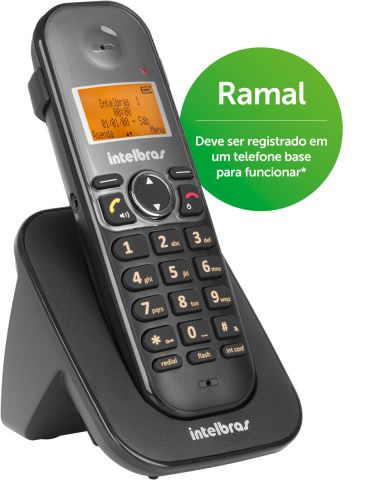 TELEFONE INTELBRAS RAMAL SEM FIO TS 5121