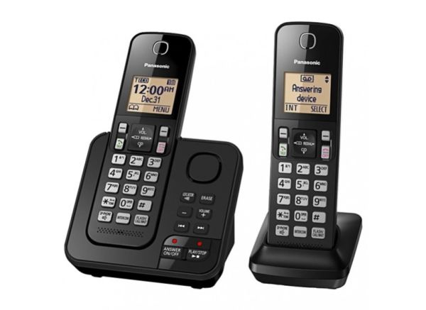 TELEFONE SEM FIO PANASONIC KX-TGC362 2 BASES SECRETARIA ELETRONICA E IDENTIFICADOR CHAMADAS