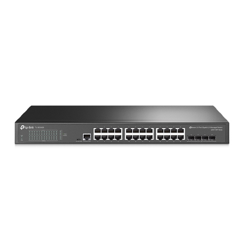 SWITCH GERENCIAVEL 24 PORTAS TP-LINK TL-SG3428 4SFP 10/100/1000MBPS